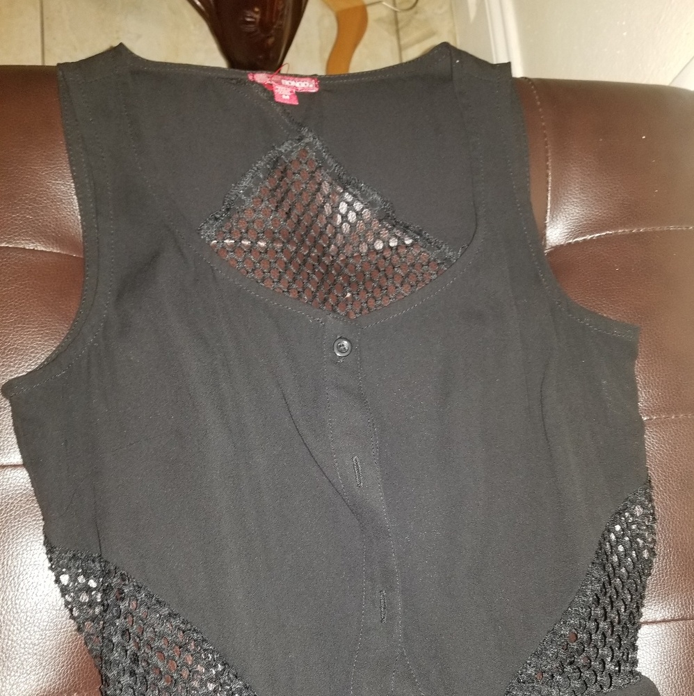 2 for 15| Bongo Black knetted Hi Low Dress